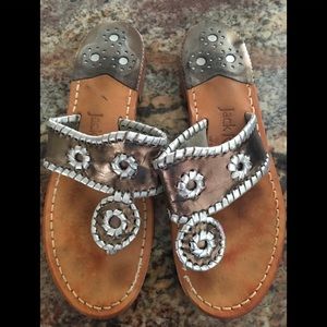 Leather sandals by Jack Rogers